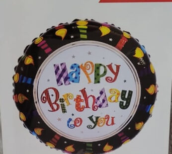 1PC FOIL HAPPY BIRTHDAY(PACK OF 10 PCS)
