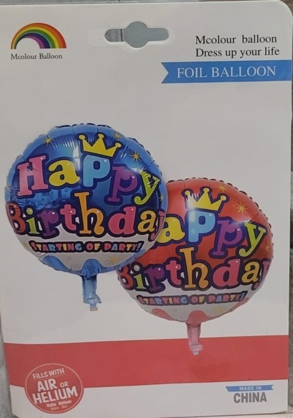 1PC FOIL HAPPY BIRTHDAY(PACK OF 10 PCS) - Image 4