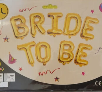 BRIDE TO BE (PACK OF 12 PCS)