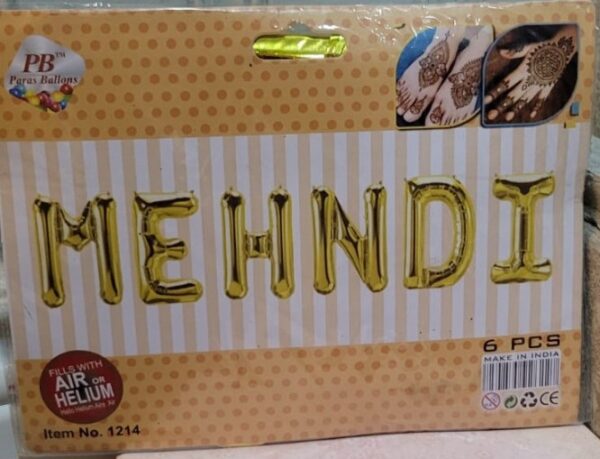 MEHNDI 6 PCS SET (PACK OF 10PACK)