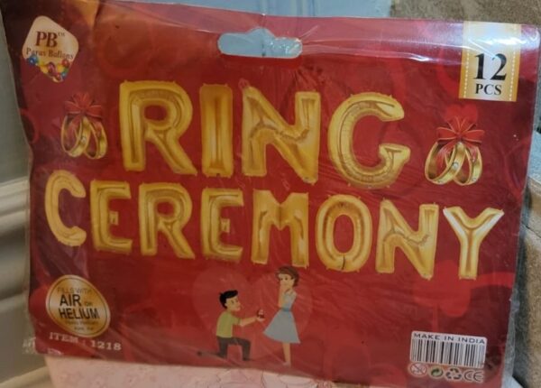 RING CEREMONY 12PCS SET (PACK OF 10PACK)
