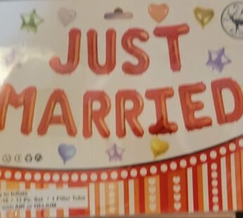 JUST MARRIED 11PCS SET (PACK OF 10PACK)