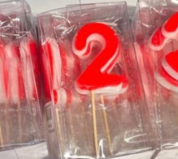 0-9 CANDLE(10PCS PACK)