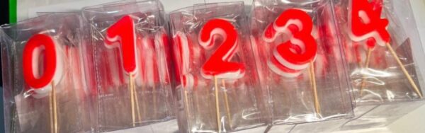 0-9 CANDLE(10PCS PACK)