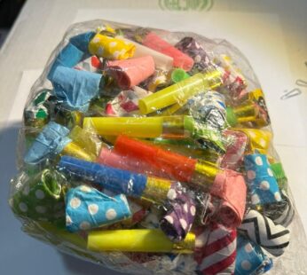 KIDS PLASTIC PAPER WHISTLE