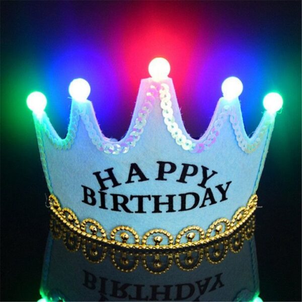 LED BIRTHDAY CROWN
