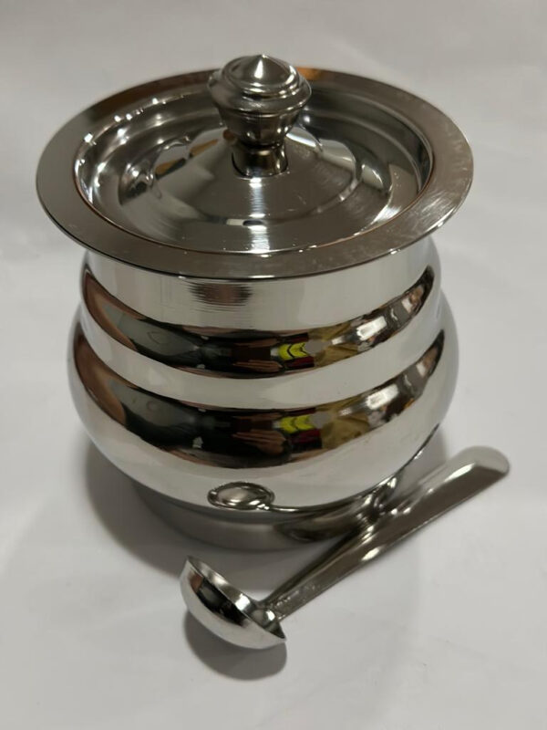 SS GHEE POT MANSI BIG 4"