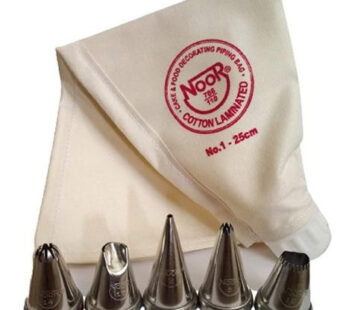 CAKE ICING BAG WITH 5 ATTACHMENTS