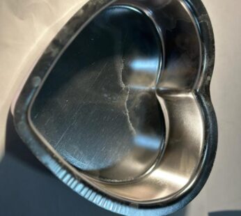 CAKE MOULD ALUMINIUM HEART SHAPE