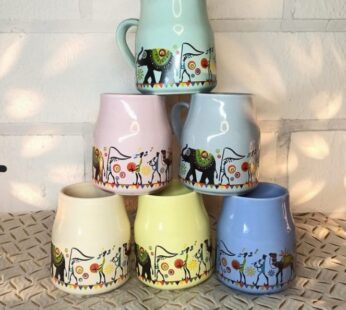Flask can small mug(6 pcs)