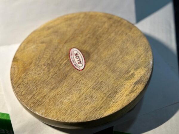 CHAKLA  NATURAL WOODEN 10"