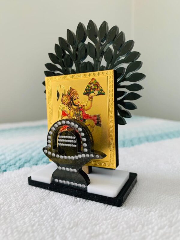 HANUMAN SHIVLING TREE  3 LAYER PHOTO - Image 3