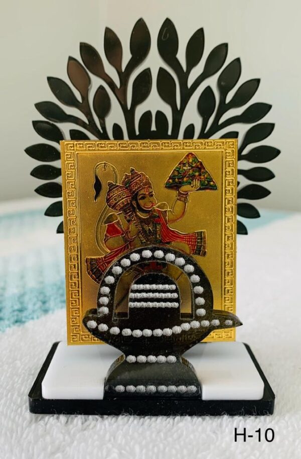 HANUMAN SHIVLING TREE  3 LAYER PHOTO